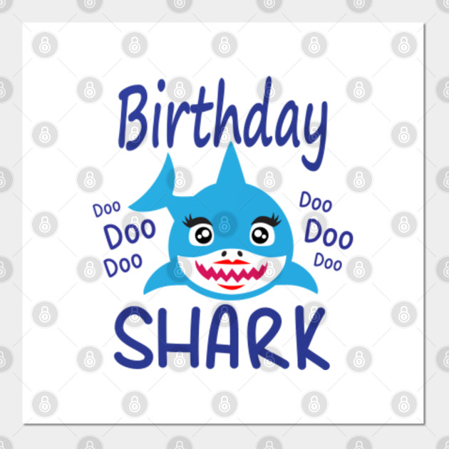 Birthday Shark Shirt Baby Shark Doo Doo Boys Shark Shirt