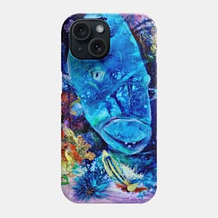 Blue Groper Fish Phone Case