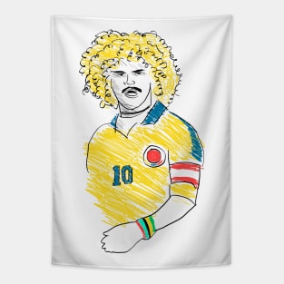 Carlos Valderrama Tapestry