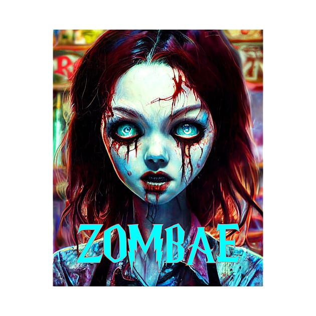 Zombie Baby Girl Bae Anime by Edongski303 Teepublic Merch