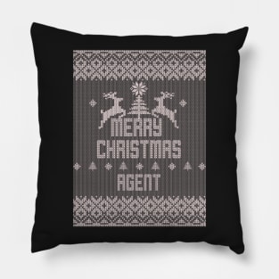 Merry Christmas AGENT Pillow