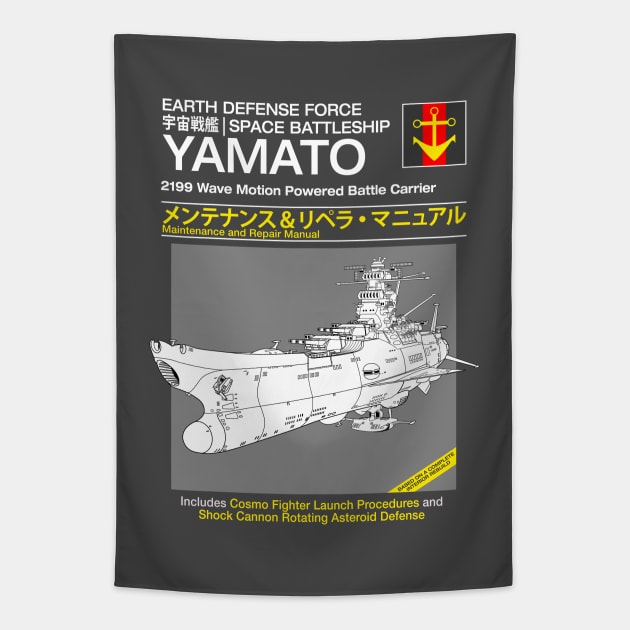 Yamato Service and Repair Tapestry by crocktees