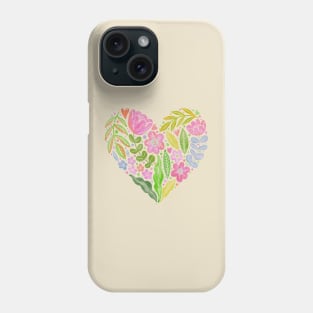 Botanical Heart summer Phone Case