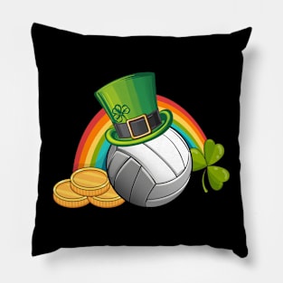 Volleyball Leprechaun Hat St. Patricks Day Pillow