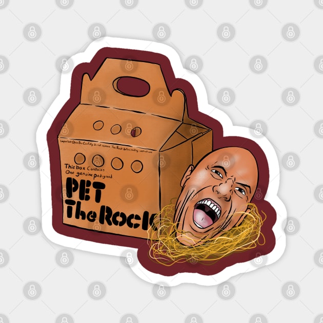 Pet “The Rock” Magnet by ra7ar