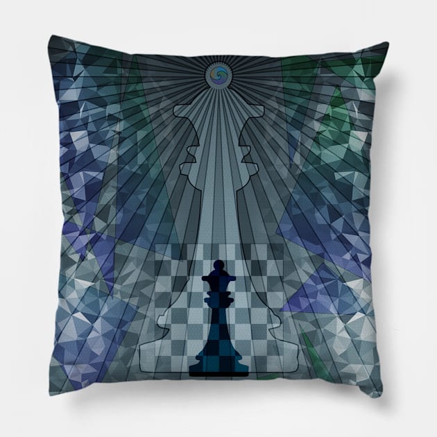 Black Queen Pillow by Spaksu