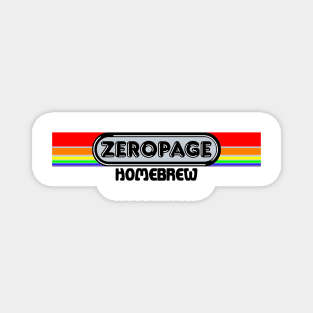 ZeroPage Homebrew Bubble Font Design Magnet