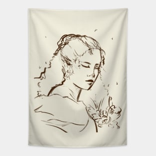 Filipina Sketch Tapestry