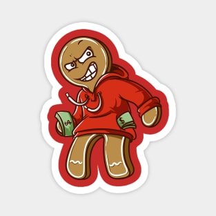 gingerbread man Magnet