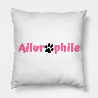 I am an Ailurophile. Pillow