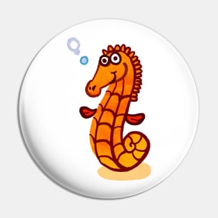 SeaHorse Watercolor Sea Pin