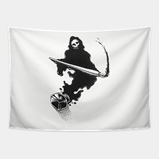 Grim Reaper Ink Tapestry