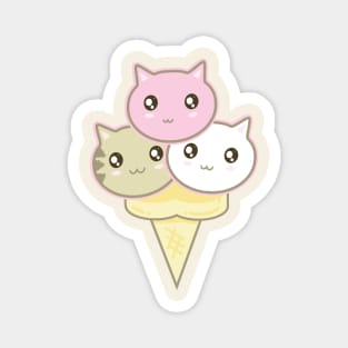 Ice Cream Kitties Magnet