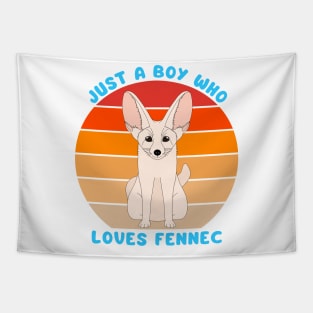 Just a boy who loves fennec Tapestry