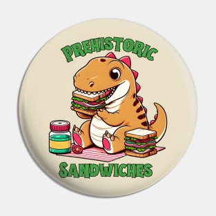 BLT dinosaur Pin