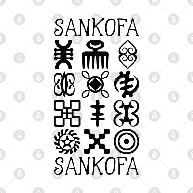 Sankofa Collection. African Adinkra Symbols. by Vanglorious Joy