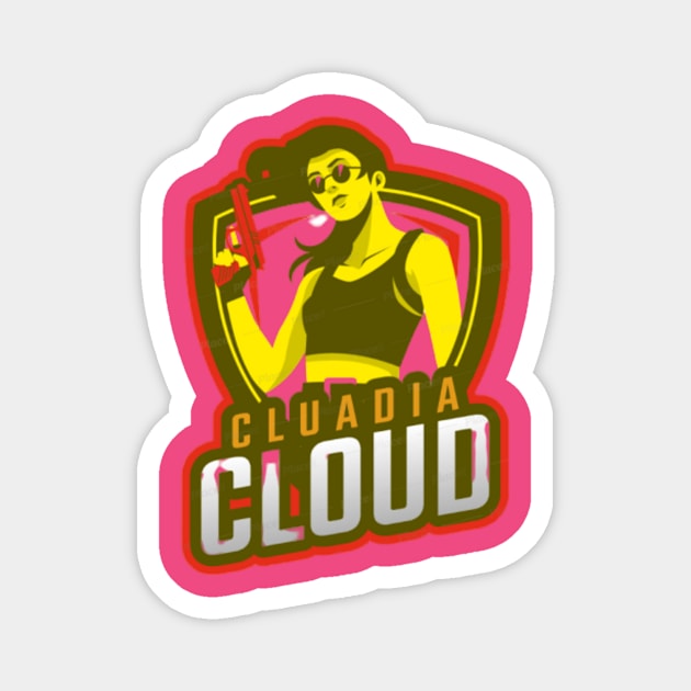 funny cluadia cloud Magnet by Hyper_co