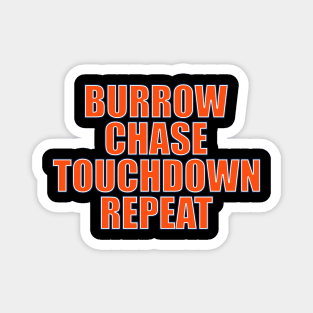 Burrow Chase Touchdown Repeat Magnet