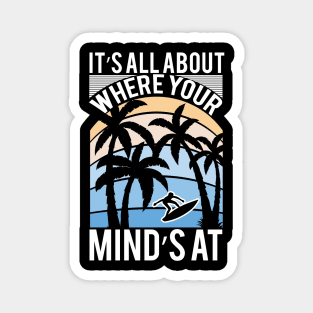 surf life ocean beach sun vaction Magnet