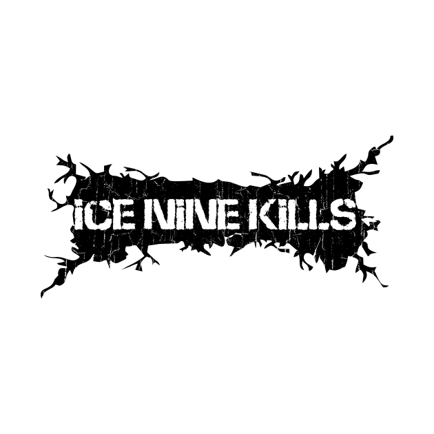 Black Distressed - Ice Nine Kill by PASAR.TEMPEL