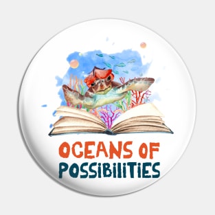 oceans possibilities reading turtle Pin