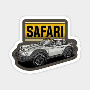 911 Safari Rally Sports Car Magnet