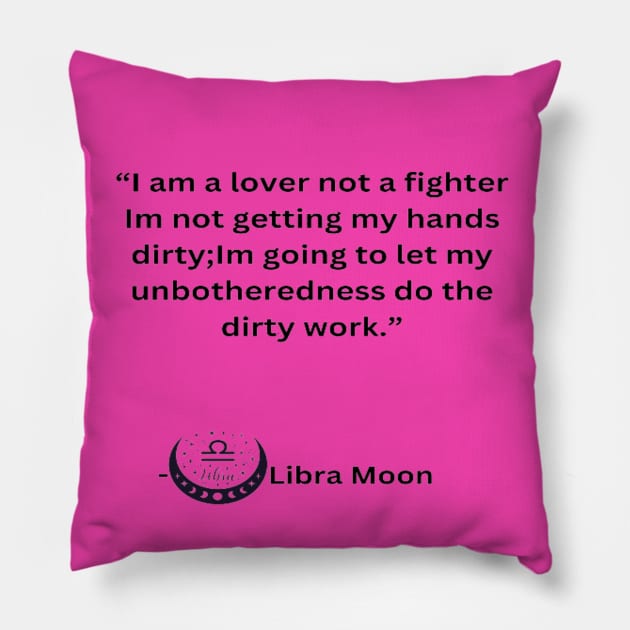 Libra Moon Pillow by VedicVision