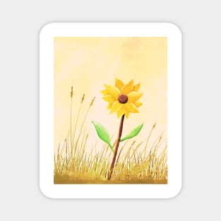 Cheery Sunflower Magnet