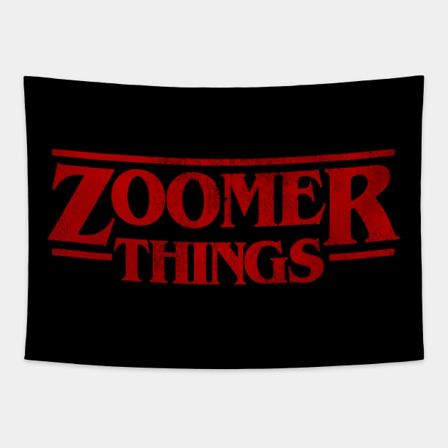 Zoomer Things Tapestry by zerobriant