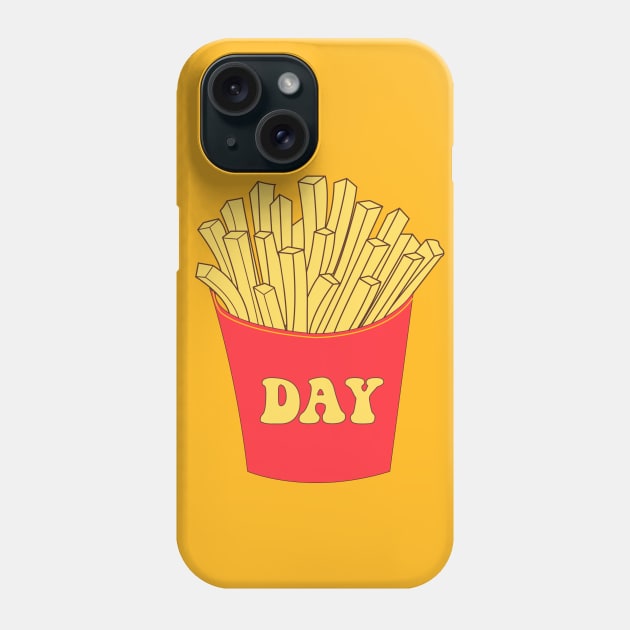 Fries Day Phone Case by Vintage Dream