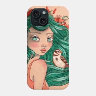 The Lark and the Lilies Phone Case