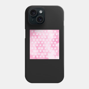 Pink and white  star Phone Case