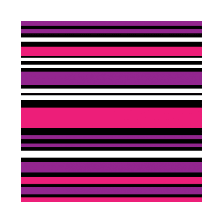 Purple & Pink Stripes T-Shirt