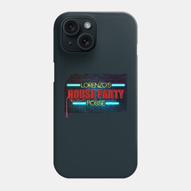 Lorenzo's House Party Colour Neon Phone Case by The House Posse