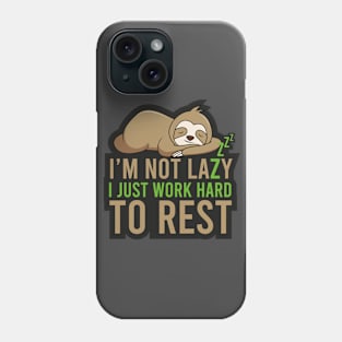 Cute Relax Sloth Phone Case