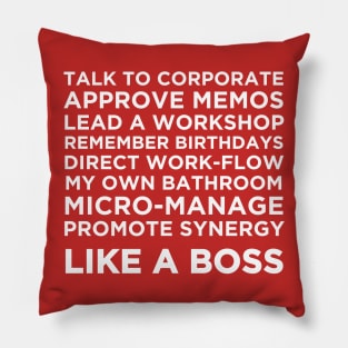 LIKE A BOSS shirt design, The Lonely Island Pillow