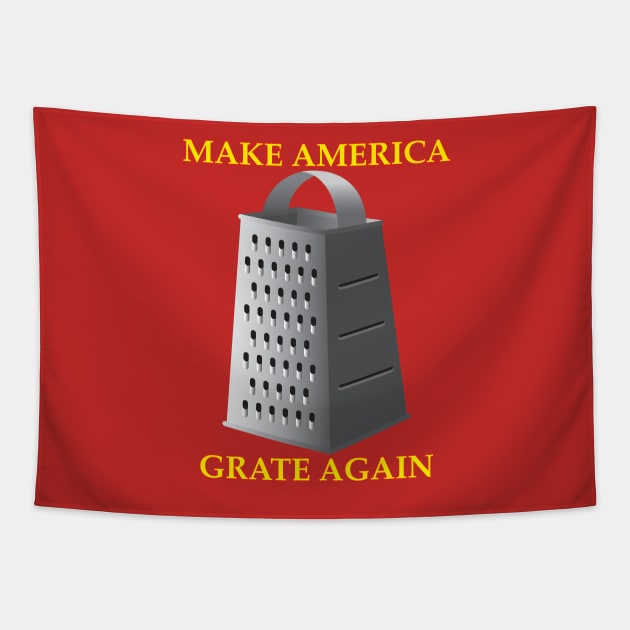 MAKE AMERICA GRATE AGAIN Tapestry by DaleMettam