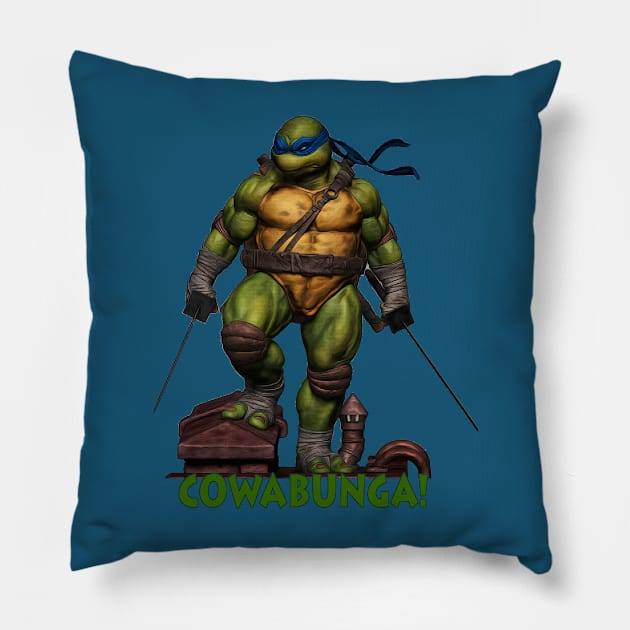 cowabunga Pillow by arxitrav