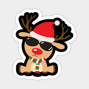 Reindeer Christmas Magnet