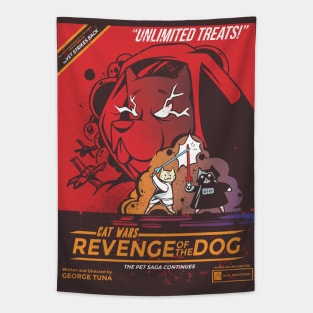 CAT WARS REVENGE Tapestry