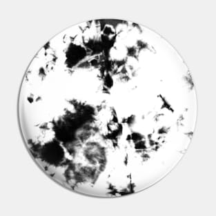 Black and white marble - Tie-Dye Shibori Texture Pin