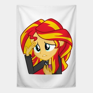 Pleading Sunset Shimmer 3 Tapestry