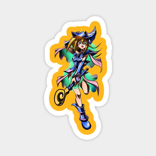 dark magician girl Magnet by primemoment