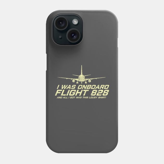 FLIGHT 828 Phone Case by KARMADESIGNER T-SHIRT SHOP