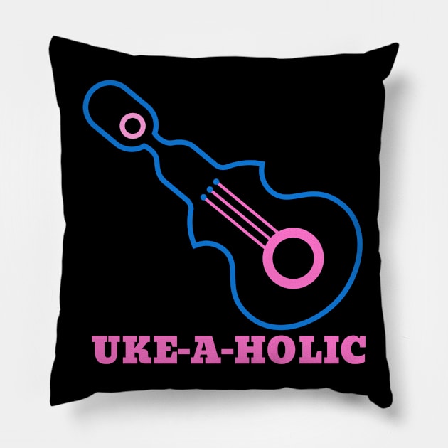 UK-A-HOLIC Pillow by John Byrne