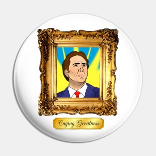 Caging Greatness Fine Art Pin