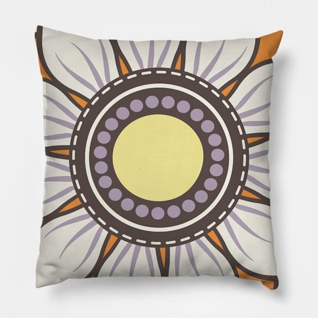 Trendy Floral Design Pillow by saponiera