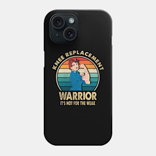 Knee Replacement Warrior Surgery Recovery Get Well Soon Phone Case