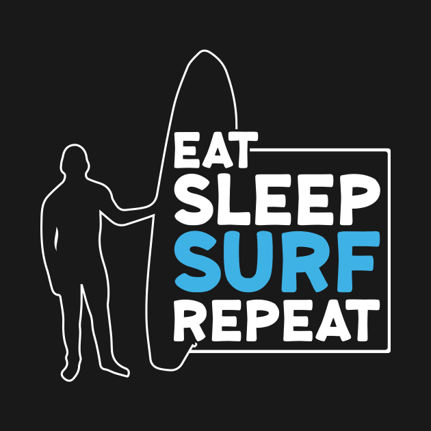 Surfer: Eat, Sleep, Surf, Repeat by Dominic Becker