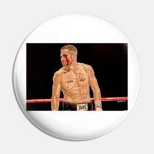 Jake Gyllenhaal Billy Hope South Paw boxing Pin